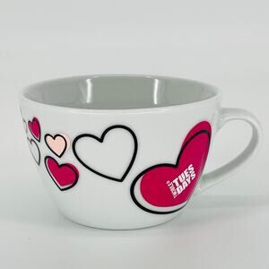 T-Mobile Tuesdays White Mug Valentines Day Hearts Love Coffee Mug /Tea Cup - NIB